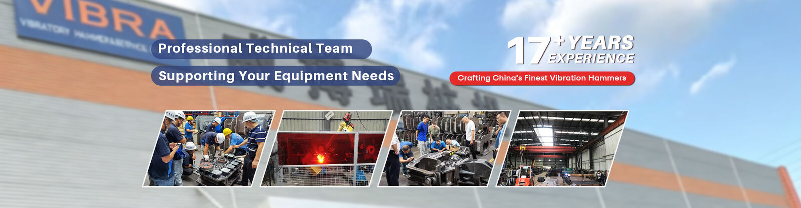 escavatore montato battipalo