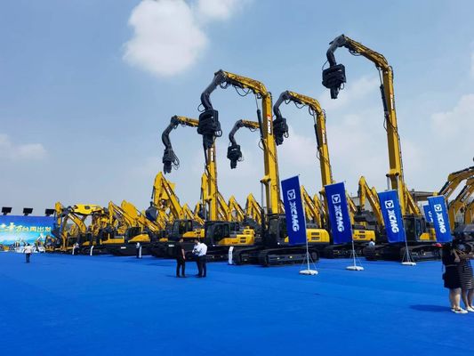 18m Vibrating Excavator Mounted Hydraulic Pile Driver