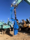 Cement Coated Pile Driving Hydraulic Vibrating Hammer For Construction Projects