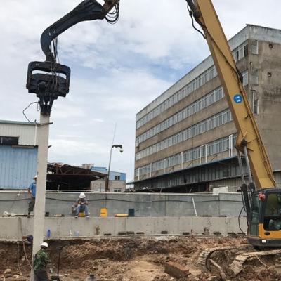 Versatile Pile Driver for PHC & RC Piles with Multi-Speed Control