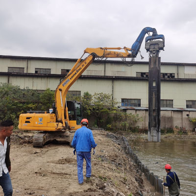 10m Sheet Pile Driver – Quick Converting Operation, Low Noise & Durable Hydraulic Design