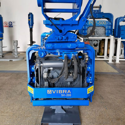 Side Grip Vibratory Pile Hammer: Excavator Mounted & 360° Rotation