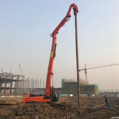 Hydraulic Sheet Pile Hammer Driver - Excavator-Mounted & High-Efficiency For Construction