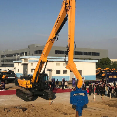 Vibro Hammer Pile Driver for Hyundai: 15m Sheet Piling Depth &amp; Superior Driving Force