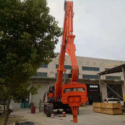 High Precision Excavator Pile Driver - Wood Piling Short Period & Easy Maintenance