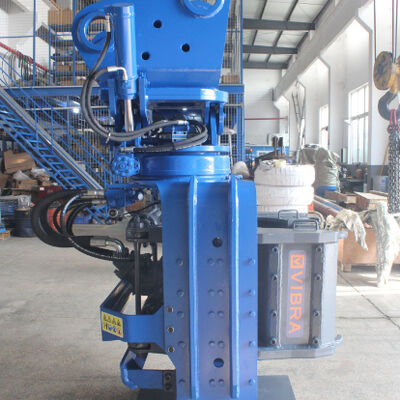 Self Lubricating Bearing Low Maintenance Pile Driver – Static Crushing Low Vibration Noise Design For Confined Sites