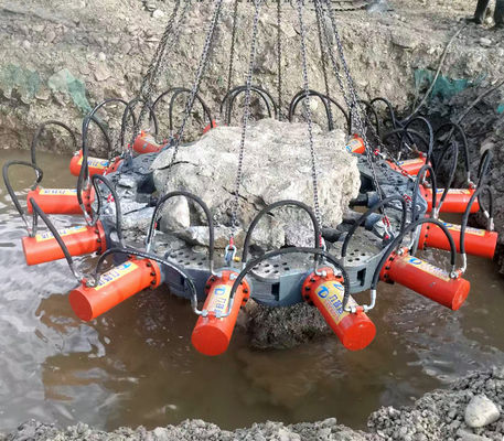 4-18 Module Hydraulic Pile Breaker for 30-40T Excavator with 1700-2000mm Pile Breaking Diameter Range and for Pile Breaking