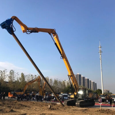 Vibro Hammer Pile Driver for Hyundai: 15m Sheet Piling Depth &amp; Superior Driving Force