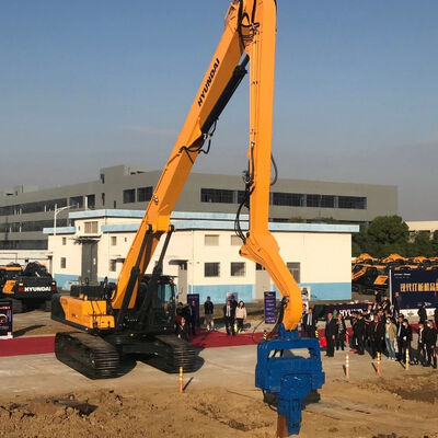 Heavy-Duty Pile Driver With 470Kn Centrifugal Force And 15M Hyundai Hydraulic Hammer