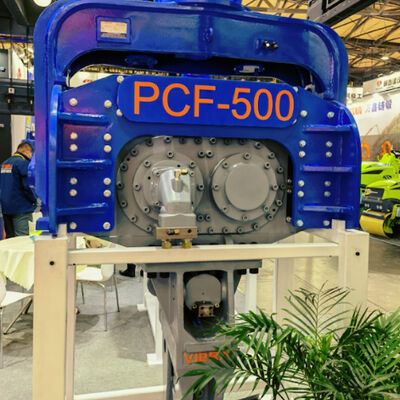 60 - 68 Ton Excavator Mounted Vibro Hammer per la costruzione della palancola