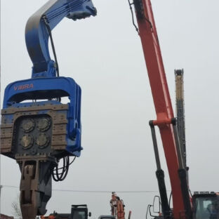 Hydraulic Impact Pile Driver: High Penetration Force & 33-40t Excavator Versatility