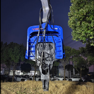 Potente battipalo per escavatori: profondità massima di 24 m e prestazioni versatili