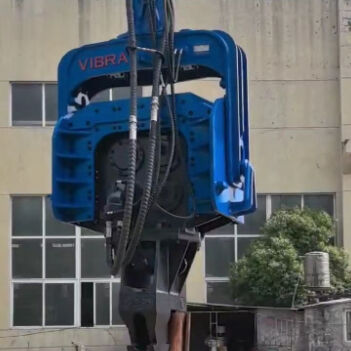 Pali infissa ad alta coppia per escavatori da 65-75T: Design a quattro eccentrici