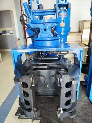 Guidatore di pile a presa laterale ad alta efficienza per l'accumulo a 9 metri di profondità in spazi ristretti