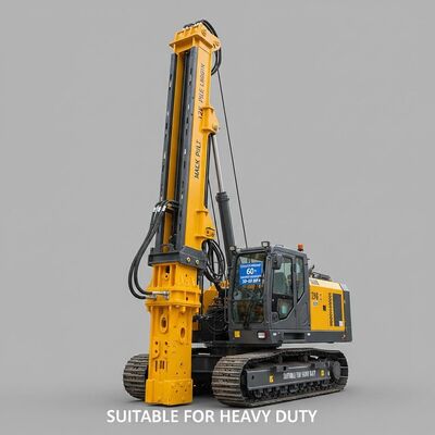 Lunghezza massima della pila 12 metri Conduttore di pila idraulica con Momento eccentrico 60 Kgm Frequenza di impatto da 30 a 60 colpi al minuto Adatto a carichi pesanti