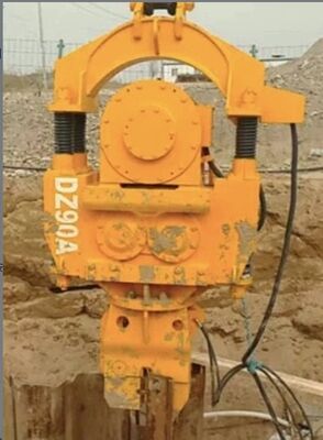 DZ120A Driver elettrico per pile vibratorie      Emissioni zero Ambiente esterno sensibile e controllo della frequenza di impatto regolabile per pile da 600-2000 mm
