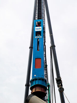 HDY-8 Low Noise Hydraulic Impact Hammer with High Impact Energy & Adjustable Impact Frequency Control