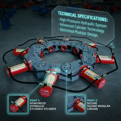 SP-1200 Rompi Pile Idraulico Modulare per Uso Intensivo Demolizione Statica ad Alta Produttività per Pali da 600-3000mm