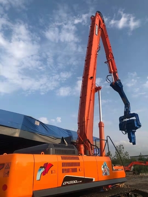 PCF-350 Hydraulic Excavator Mounted Pile Driver 15 Meter With Inner Parts